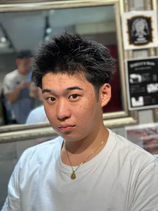 ショート メンズ SON＆MARLEY'S BAR BER所属・Yu gaのヘアスタイル