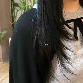 ロング カラー an.nico所属・レイヤー/透明感艶 カラー丸山ななほのヘアスタイル