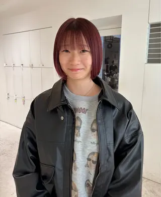 カラー yuka/ 透明感カラーのヘアスタイル