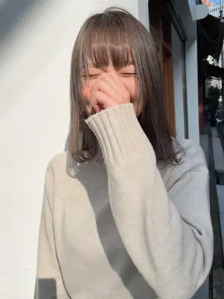 ミディアム カラー 中目黒🌼 🌼ハナのヘアスタイル