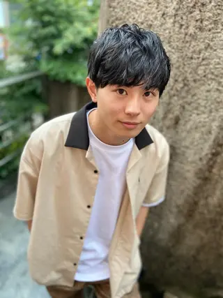 ショート カラー パーマ ヘアアレンジ メンズ CHIC share salon所属・ちこ .のヘアスタイル