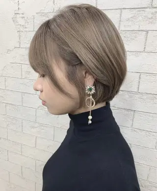 ショート 韓国風透明感カラー 💎YUI💎のヘアスタイル