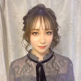 ロング ヘアアレンジ KANA カナのマツエク・マツパデザイン