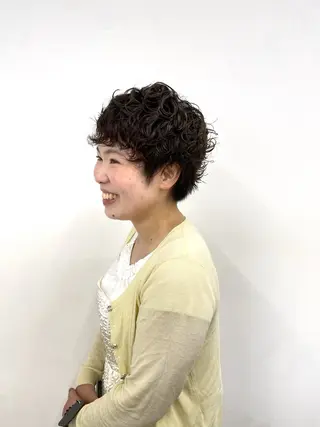 ショート パーマ ✨パーマ強化✨ 川西詩乃のヘアスタイル