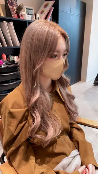 ロング カラー ヘアアレンジ 寺西 恵🪡🤍のヘアスタイル