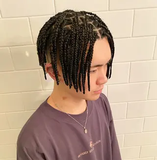 ショート カラー パーマ ヘアアレンジ メンズ キッズ ネイル マツエク・マツパ 中元 淳のヘアスタイル