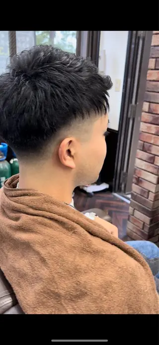 ショート メンズ B.B.Cams西原店所属・無料モデル募集中‼️ 安座間💈のヘアスタイル