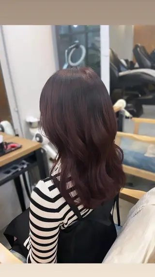 ロング カラー hazuki🐈‍⬛ 透明感カラーのヘアスタイル