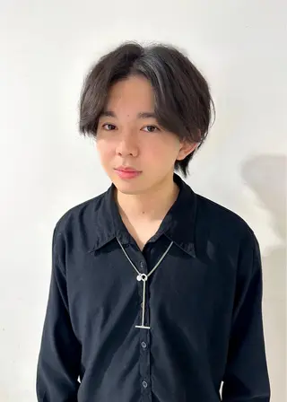 ミディアム メンズ 大人可愛いヘア 大田のヘアスタイル