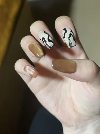 ネイル Nüda🌿 【miwa.】のネイルデザイン