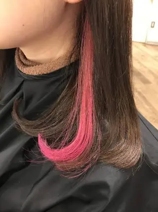 ミディアム カラー Gemini代表 Maedaのヘアスタイル