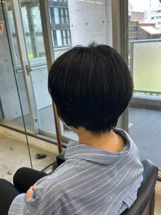 ショート 🩵透明感/高発色 /難波/北原佑記🌸のヘアスタイル