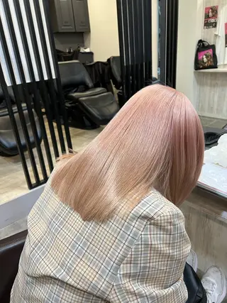 セミロング まとまるツヤ髪カット ┆Naruのヘアスタイル