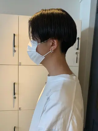 ショート カラー パーマ ヘアアレンジ メンズ キッズ ネイル マツエク・マツパ SALOWIN梅田茶屋町店所属・ウルフレイヤーカット /チヒロのヘアスタイル