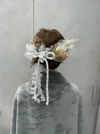 ロング 卒業式ヘアセット🎀 ヘアアレンジのヘアスタイル