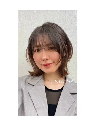 ショート ♡レイヤーボブ/髪質 改善カラー/うらら♡のヘアスタイル
