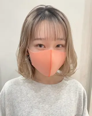 ミディアム カラー yurika☁️ 似合わせ｜レイヤーのヘアスタイル