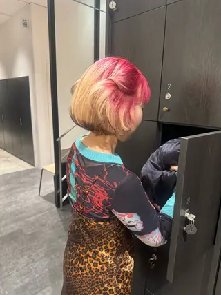 ショート カラー GO TODAY SHAIRE SALON所属・miu （ミユ）のヘアスタイル