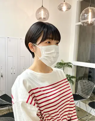 ショート サトウ リョウのヘアスタイル