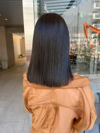 ミディアム カラー ブリーチ/ベージュ 💕/momoaのヘアスタイル