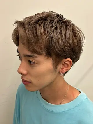 カラー メンズ Momo/ショート /ハンサムショートのヘアスタイル