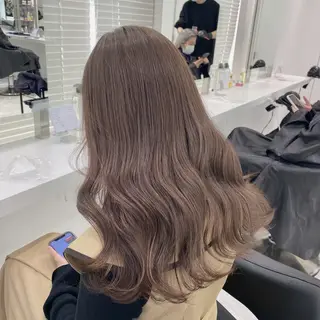 セミロング カラー 🌿透明感赤み消し Keishin🌿のヘアスタイル