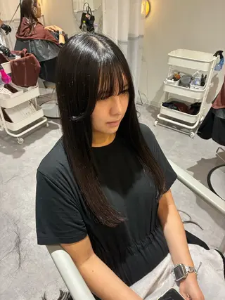 ロング 石井綾華🩰10月 カットモデル無料のヘアスタイル