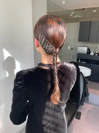 ヘアアレンジ 銀座／レイヤーカット 🤍内野すみれのヘアスタイル