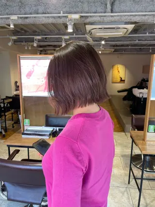 ショート カラー ショート・ボブ／ CHIEのヘアスタイル