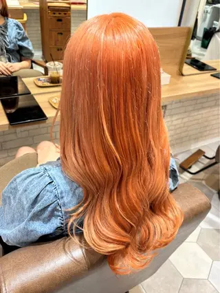 ロング カラー Quartett所属・伊藤 里緒のヘアスタイル
