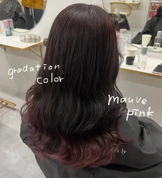 カラー 🧃暖色カラー/🪷 アレンジ/ yunaのヘアスタイル