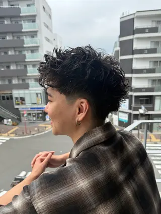 メンズ パーマ￤酸スト 🍒yuzuka🍒のヘアスタイル