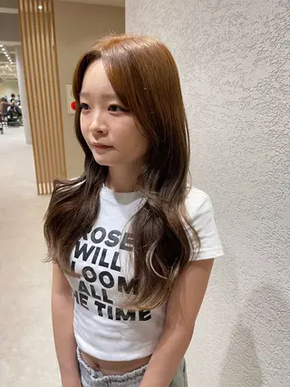 カラー モデル募集中🍀竹田 真梨子のヘアスタイル