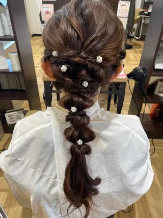 ヘアアレンジ 岡村 真子のヘアスタイル