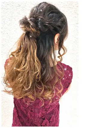 ロング ヘアアレンジ 高橋恵🌈生え癖改善 ウルフ/レイヤーのヘアスタイル