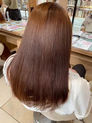セミロング カラー EARTH 新宮店のヘアスタイル