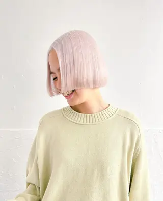 ショート カラー ハイトーン特化サロン 代表　中谷蓮のヘアスタイル