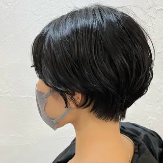 ショート パーマ 伊藤ゆかり/髪質改善 /透明感カラーのヘアスタイル