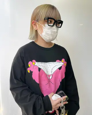 ショート カラー suvvy hairsalonのヘアスタイル