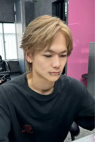 ショート カラー メンズ メンズ専門 スタイリスト前田雄輝のヘアスタイル