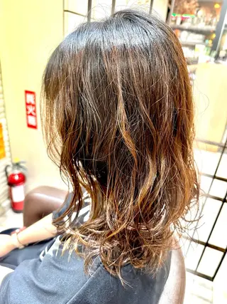 ミディアム パーマ メンズカット/パーマ 髙橋美穂のヘアスタイル