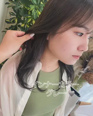 ミディアム カラー 田野倉NEXT店 美髪ニストのヘアスタイル