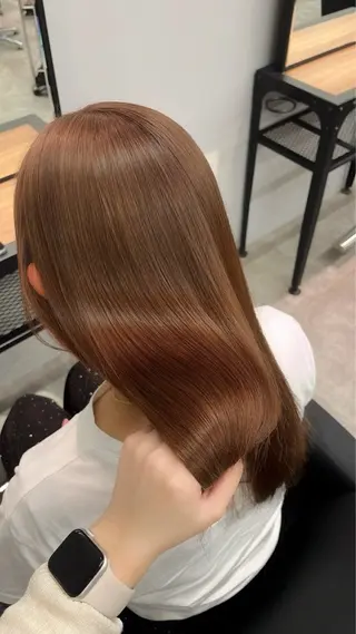 ロング カラー LINDO TOKYO所属・asumi ♡のヘアスタイル