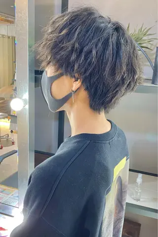 ショート メンズ 菊地 紗矢のヘアスタイル