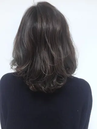 ミディアム カラー SALOWIN名古屋本山店所属・🍏ナガヤマ ヒデアキ🍏のヘアスタイル