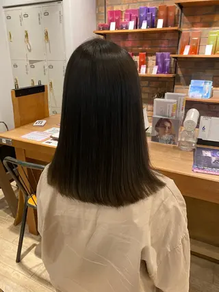 セミロング カラー 🪞艶カラー/ボブ/ 矯正/高橋亜実🪞のヘアスタイル