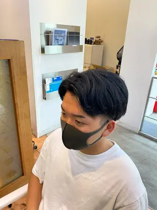 ヘアアレンジ メンズ メンズパーマNo.1 🔥松嶋雄大のヘアスタイル