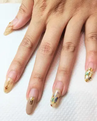 ネイル 深爪矯正/爪育成ケア manie nailのネイルデザイン