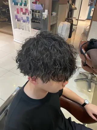 ショート パーマ メンズ 🔷メンズ推し🔷 遠藤暖大のヘアスタイル