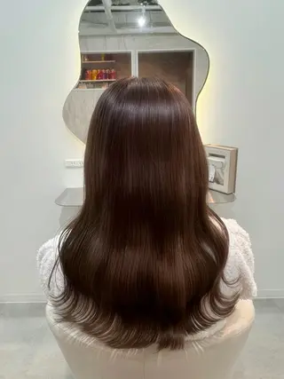 セミロング 韓国 透明感 🪽あんじぇ【池袋】のヘアスタイル
